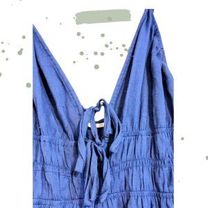 Francesca's Blue Jumpsuit